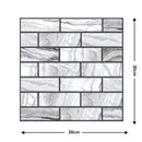 Papel Tapiz 3D Autoadhesivo Simil Madera Y Ladrillo X10