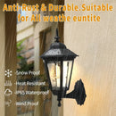Luz Solar LED de Jardín Retro con Filamento Tungsteno para Caminos