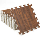 Alfombras Encastrables EVA Simil Madera 8/16 Piezas 30x30