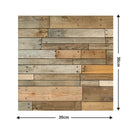 Papel Tapiz 3D Autoadhesivo Simil Madera Y Ladrillo X10
