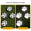 Luz Solar Huellitas Perro/Gato | Impermeable para Jardín y Camino