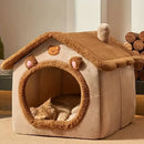 Casa Plegable para Mascotas | Cueva Lavable para Gatos y Perros Chicos