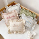 Almohada Bebé Personalizada Estilo Nórdico Con Volantes 28x34