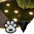Luz Solar Huellitas Perro/Gato | Impermeable para Jardín y Camino