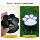 Luz Solar Huellitas Perro/Gato | Impermeable para Jardín y Camino