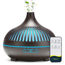 Difusor Humidificador Ultrasónico 500ml con Luces LED y Control Remoto