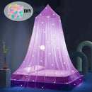 Mosquitera Domo Infantil con Luces Estrellas | Plegable y Mágica