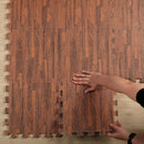 Alfombras Encastrables EVA Simil Madera 8/16 Piezas 30x30