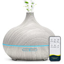 Difusor Humidificador Ultrasónico 500ml con Luces LED y Control Remoto