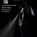 Paraguas Inverso Automático con LED | Anti Viento y Anti UV, 90Fun
