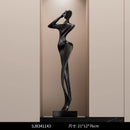 Escultura Abstracta Decorativa De Resina Para Sala Y Entrada